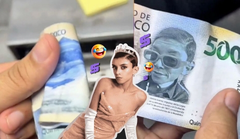 Comerciante en Culiacán recibe billete falso con imagen de La Venenito | Video viral