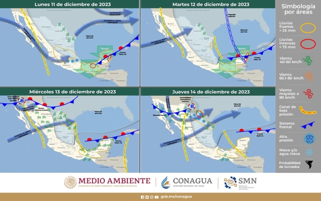 Se espera un descenso de temperaturas debido a frente frío