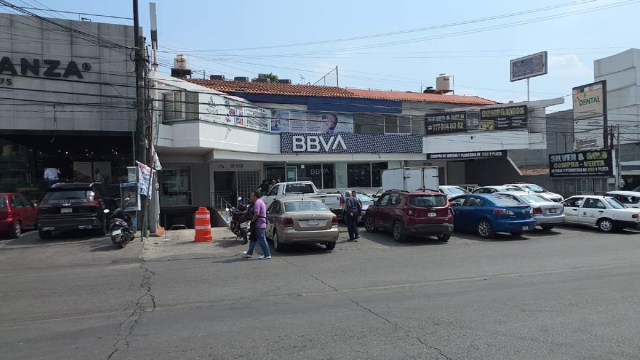   La sucursal que fue asaltada.