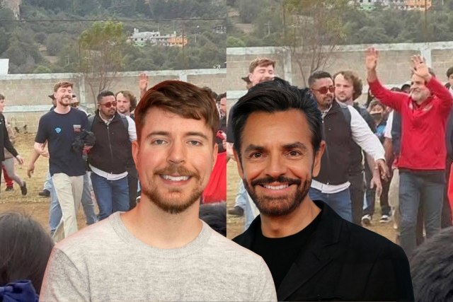 MrBeast sorprende al Edomex tras ser captado junto a Eugenio Derbez