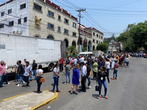 Participa IMSS Morelos en Simulacro Nacional 2025