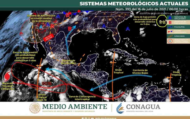 Continuará Morelos con tiempo inestable por las tardes