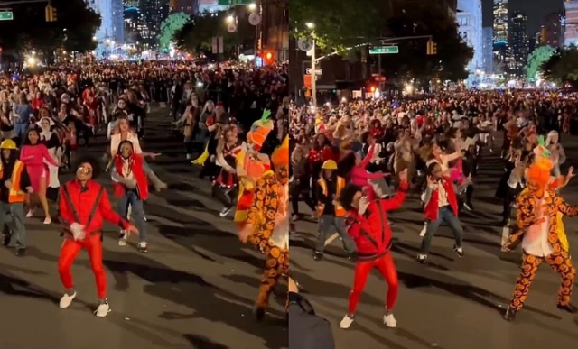 &#039;Thriller&#039; de Michael Jackson se apodera de las calles de Nueva York