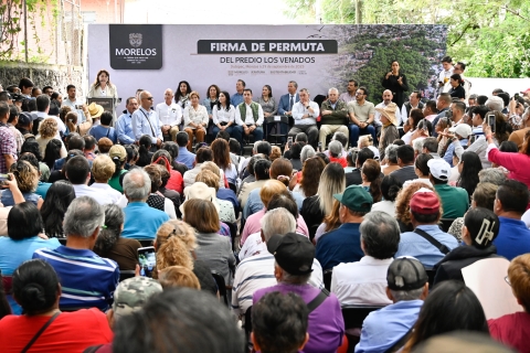 Recupera Gobierno de Morelos &#039;La tierra que nos une&#039; 5.6 hectáreas del predio &#039;Los Venados&#039; en Jiutepec