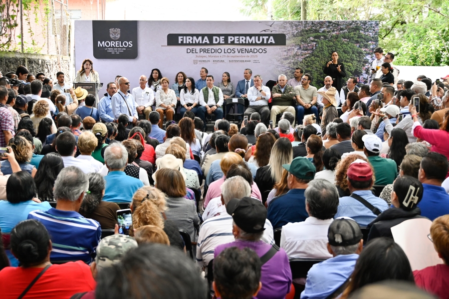 Recupera Gobierno de Morelos 'La tierra que nos une' 5.6 hectáreas del predio 'Los Venados' en Jiutepec