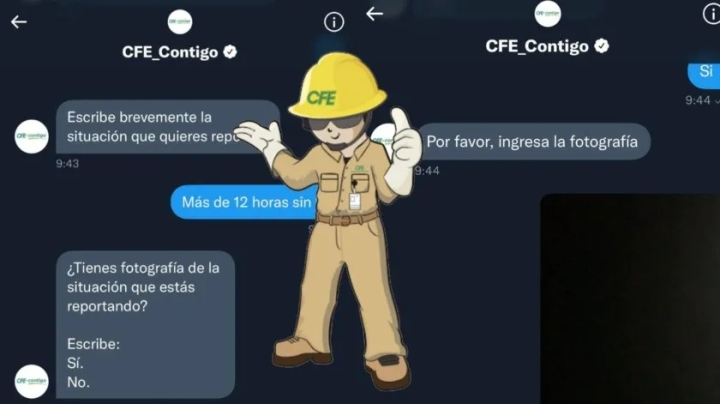 Reporta a CFE que no tiene luz y le piden foto de evidencia