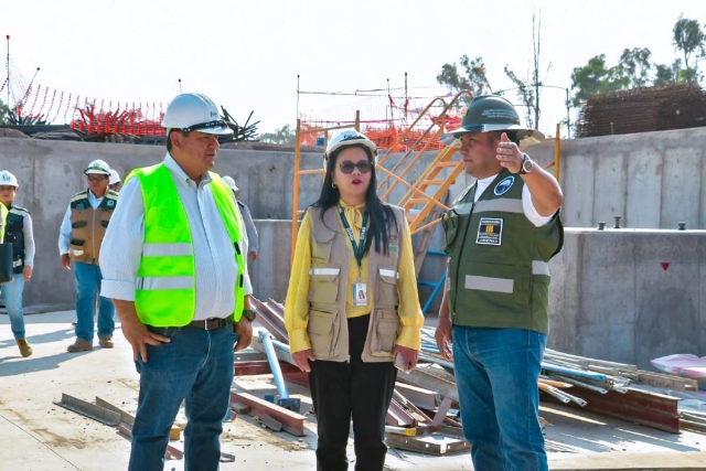 Supervisan autoridades avances en construcci&oacute;n de hospital del IMSS en Yecapixtla