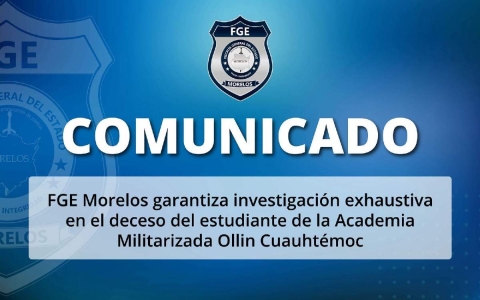 FGE promete investigación exhaustiva en caso de adolescente fallecido en campamento