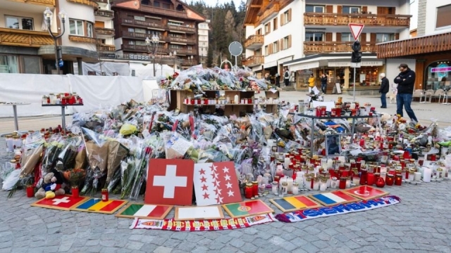 Suiza rinde luto nacional por 40 muertos en incendio de bar alpino