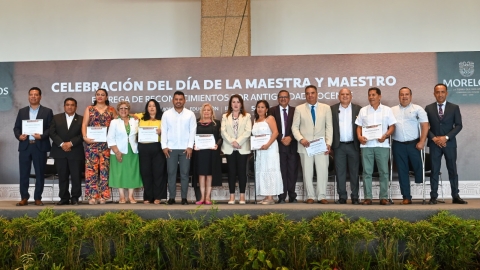 Reconoce Margarita González Saravia a maestras y maestros como motor de la transformación educativa de la niñez