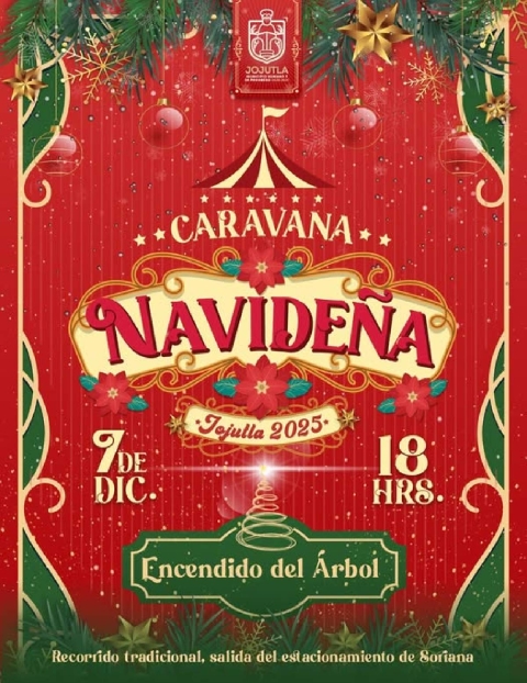 Este domingo se realizar&aacute; la tradicional caravana navide&ntilde;a en Jojutla.  