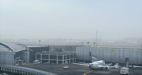 AICM reanuda operaciones tras suspensión por lluvias