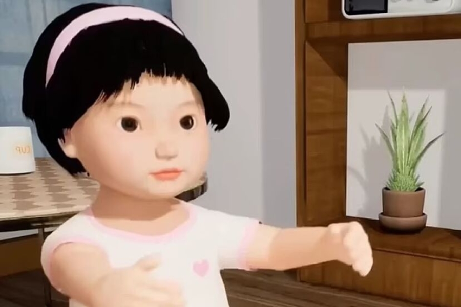 Tong Tong: Crean a niña robot con 'emociones' que es controlada por inteligencia artificial