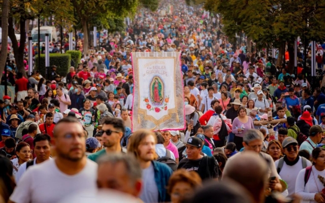 CDMX reporta saldo blanco tras recibir 12.3 millones de peregrinos en el Día de la Virgen