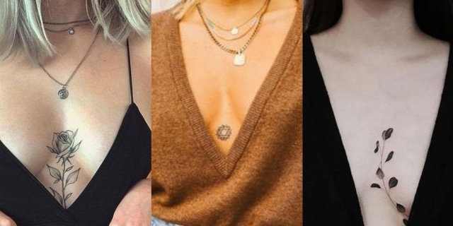 Tatuajes en el pecho para las mujeres que quieren lucir sexis y originales