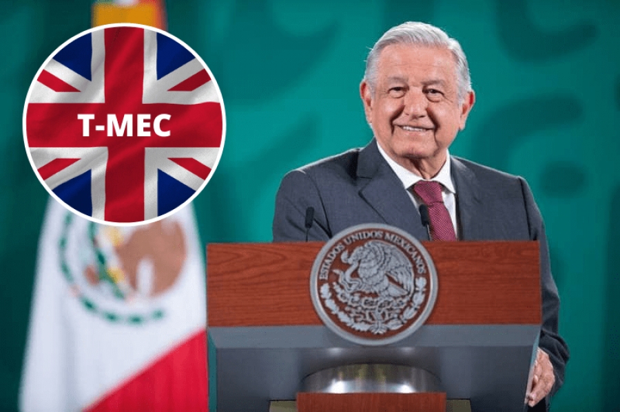 AMLO analizará entrada de Reino Unido al T-MEC.