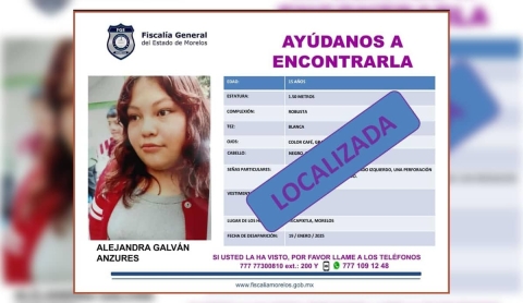 Desaparece una adolescente en Yecapixtla