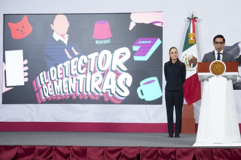 Infodemia se disculpa por negar video de mujer en ventana de Palacio Nacional