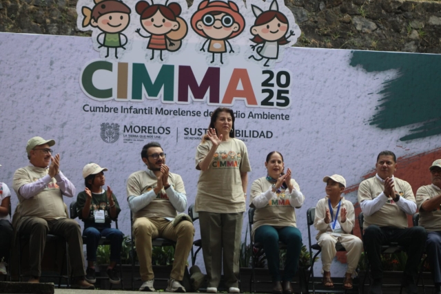 Inaugura gobernadora Margarita González Saravia &#039;Cumbre Infantil Morelense del Medio Ambiente 2025&#039;