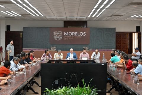 Reafirma gobierno estatal compromiso con la modernización del transporte y diálogo abierto con líderes del sector