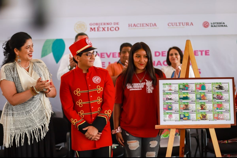 Lotería Nacional celebra el arte infantil con un billete conmemorativo de Semilleros Creativos