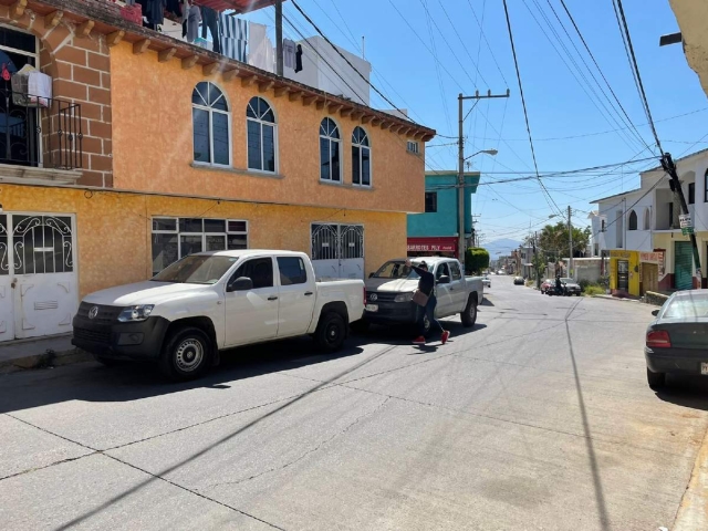 Los agentes no encontraron al hombre.