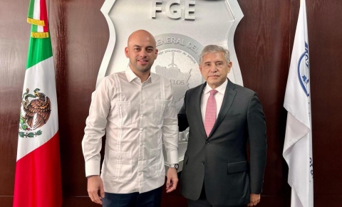 Ayuntamiento de Cuernavaca y FGE acuerdan trabajo coordinado por la seguridad y bienestar de la ciudadanía