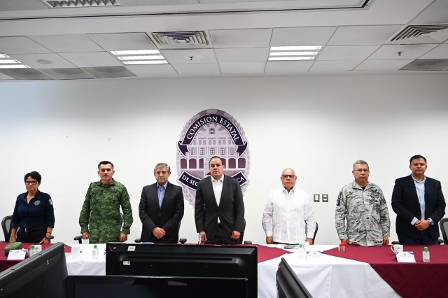 Preside el gobernador Cuauhtémoc Blanco reunión de la Mesa de Coordinación Estatal para la Construcción de la Paz