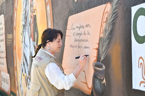 Inaugura Margarita González Saravia &#039;Biosenderos de Paz y Buen Vivir&#039; en Cuautla