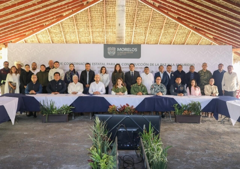 Se garantiza el desarrollo normal de las actividades en el territorio estatal, expusieron los integrantes de la Mesa de Coordinaci&oacute;n Estatal para la Construcci&oacute;n de Paz y Seguridad, en Coatetelco.