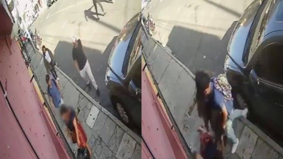 Asaltan y golpean a una mujer frente a su hijo.