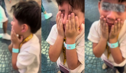Niño rompe en llanto tras vivir la &#039;rutina adulta&#039; en KidZania: &#039;No me gustó, me duelen los pies&#039;