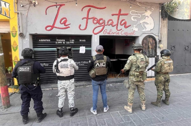 El bar qued&oacute; a resguardo de las autoridades correspondientes.