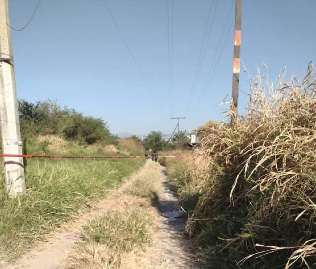 En plena vía pública fue abandonada parte del cuerpo de la víctima. 