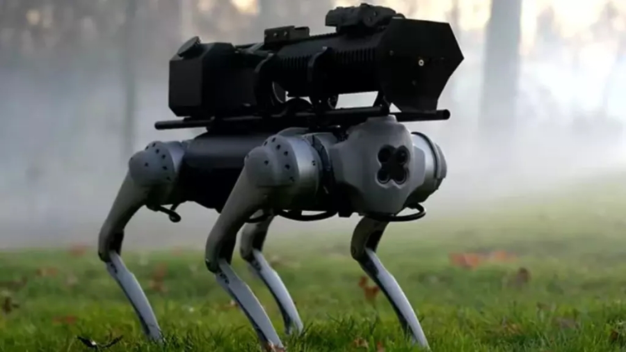 Innovación robótica: Crean 'thermonator', perro-robot con lanzallamas