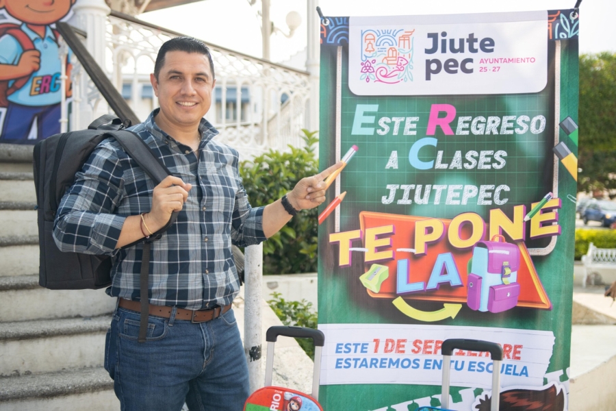 Anuncia Eder Rodríguez Casillas entrega de mochilas gratuitas en Jiutepec
