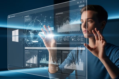 Microsoft imagina un Windows sin teclado ni ratón para 2030, impulsado por IA