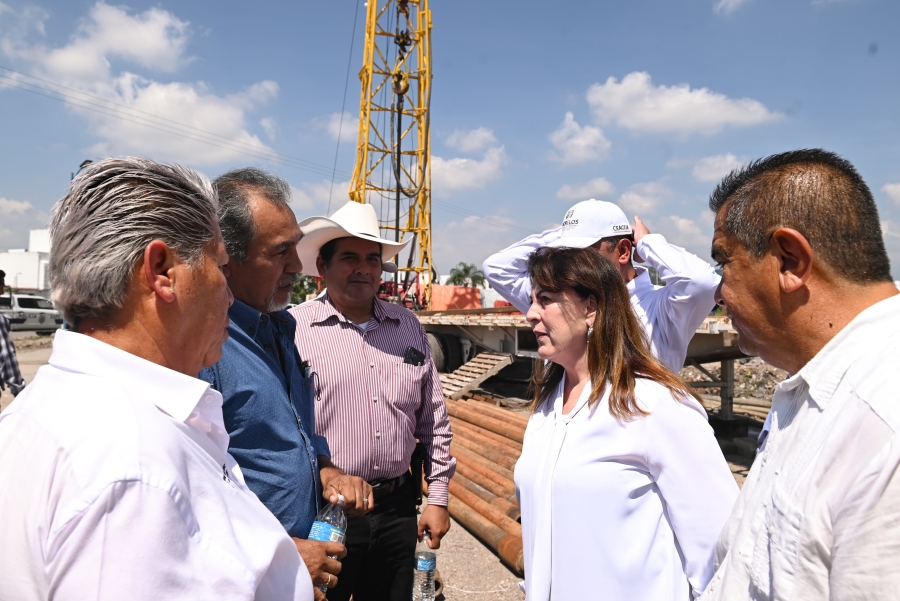 Supervisa Margarita González Saravia avance de obras en materia de infraestructura social y educativa en Emiliano Zapata