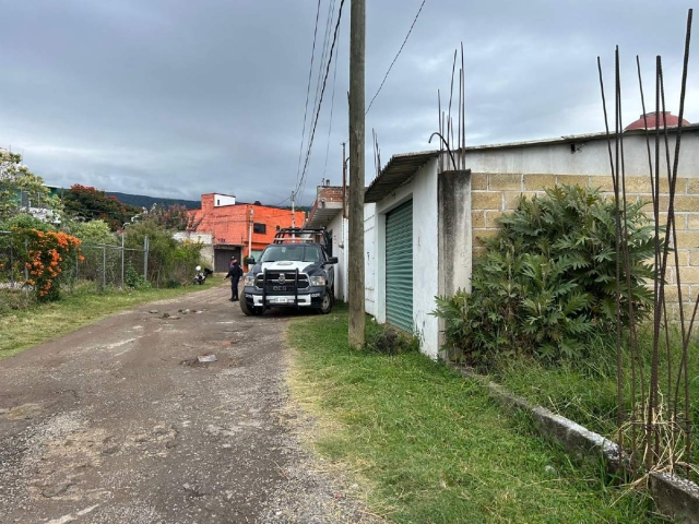 No reportaron personas detenidas durante el cateo.