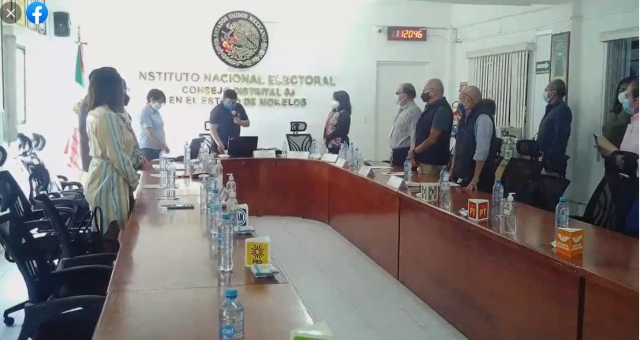 Se instalan consejos distritales del INE en Morelos para organización de la revocación de mandato