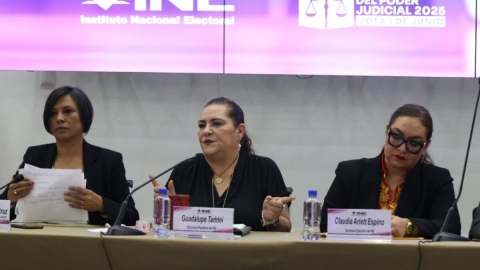 Taddei responde a Noroña: los Poderes de la Unión evaluaron a los candidatos judiciales, no el INE