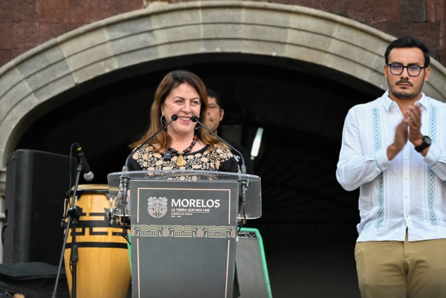 Oficializa Margarita González Saravia cambio de nomenclatura de la 'Plaza General Emiliano Zapata Salazar'