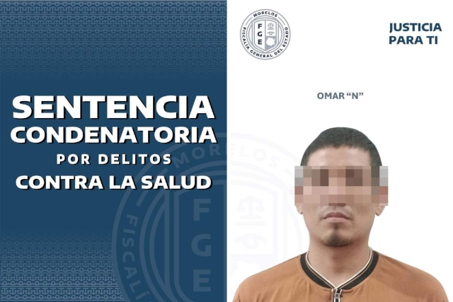 Sentencian a narcomenudista a dos a&ntilde;os de prisi&oacute;n