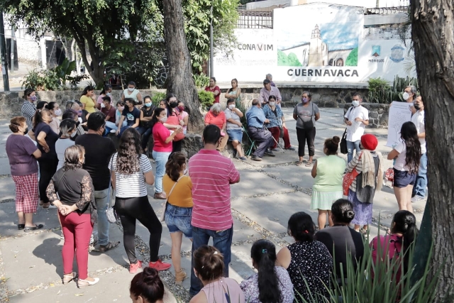 Segunda revisión de avance de obras por habitantes de Patios de la Estación