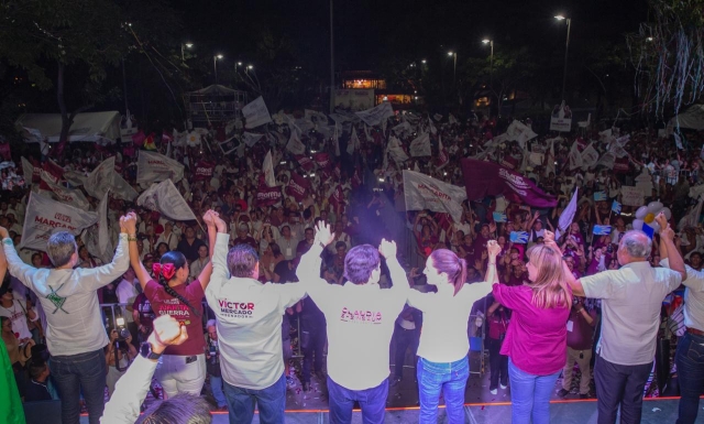 Morelenses están seguros de quien será la presidenta de México y la próxima gobernadora: Víctor Mercado
