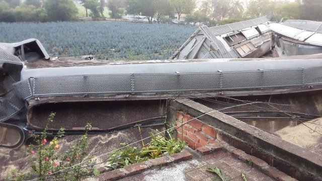 Se descarrila tren en Tala, Jalisco.