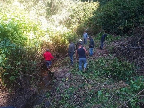 En marcha, acciones para enfrentar crisis de agua en Ocuituco