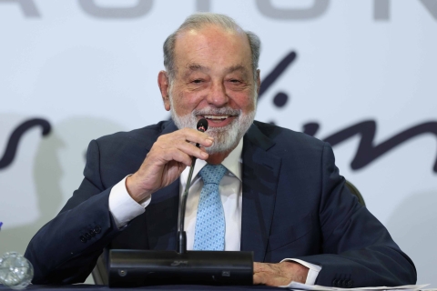 Carlos Slim se reúne por tercera vez con Claudia Sheinbaum en Palacio Nacional