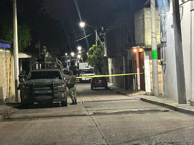 La zona fue resguardada por elementos de la Guardia Nacional, militares y elementos policiacos.