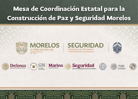 'Di&aacute;logo, herramienta fundamental para la paz': Mesa de Coordinaci&oacute;n Estatal para la Construcci&oacute;n de Paz y Seguridad